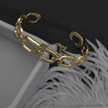 Bracelet à maillons épais