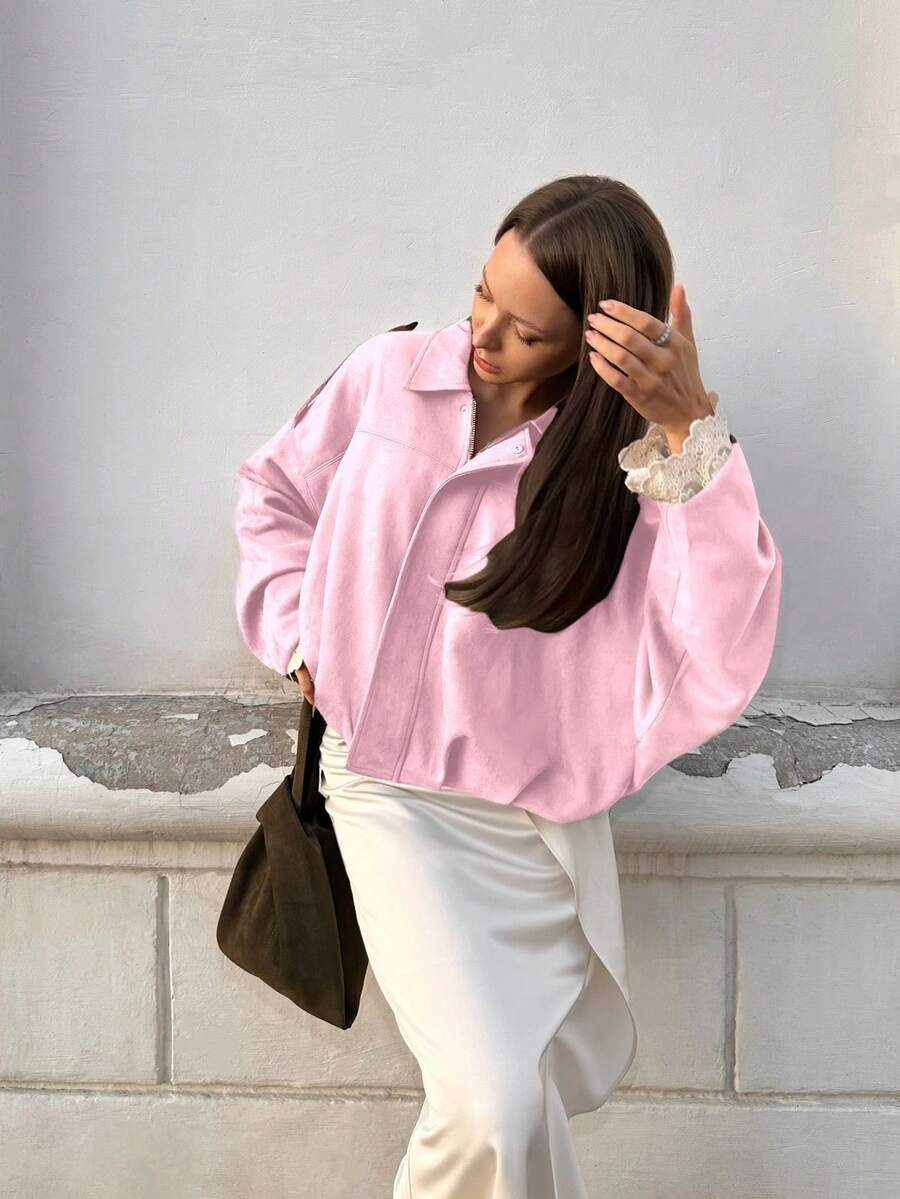 Isabelle | veste en daim vintage