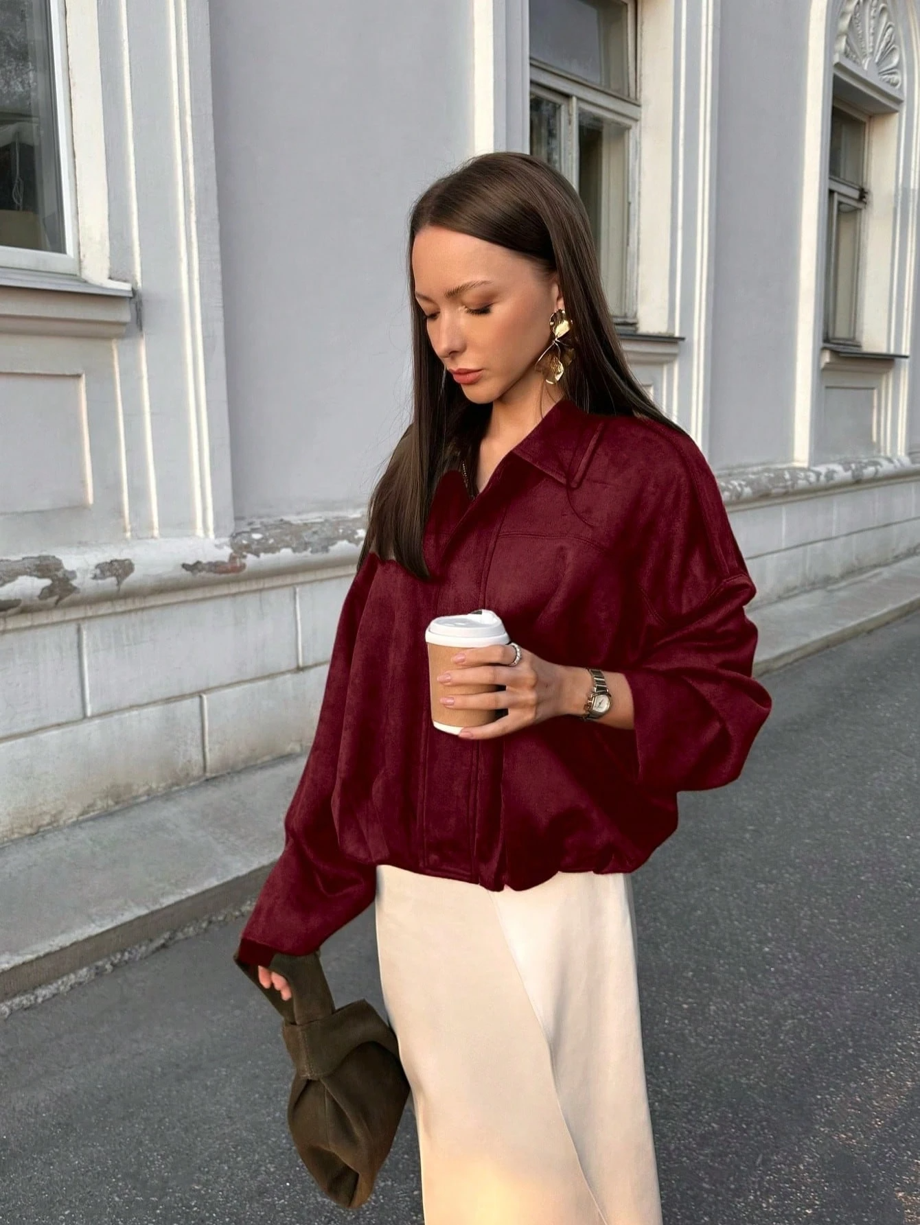 Isabelle | veste en daim vintage