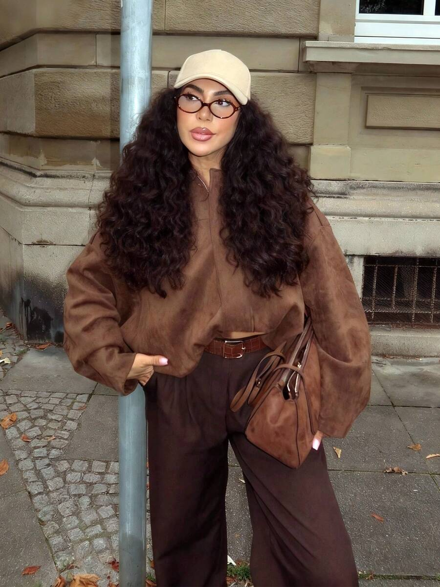 Isabelle | veste en daim vintage