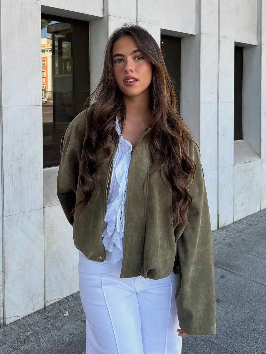 Isabelle | veste en daim vintage