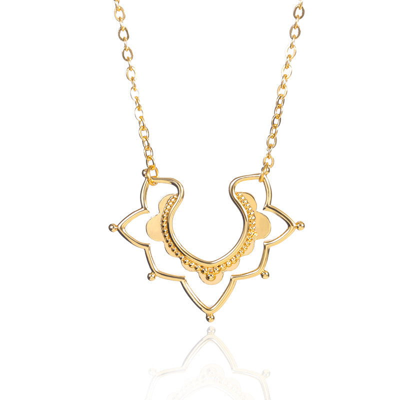 Collier floral simpliste