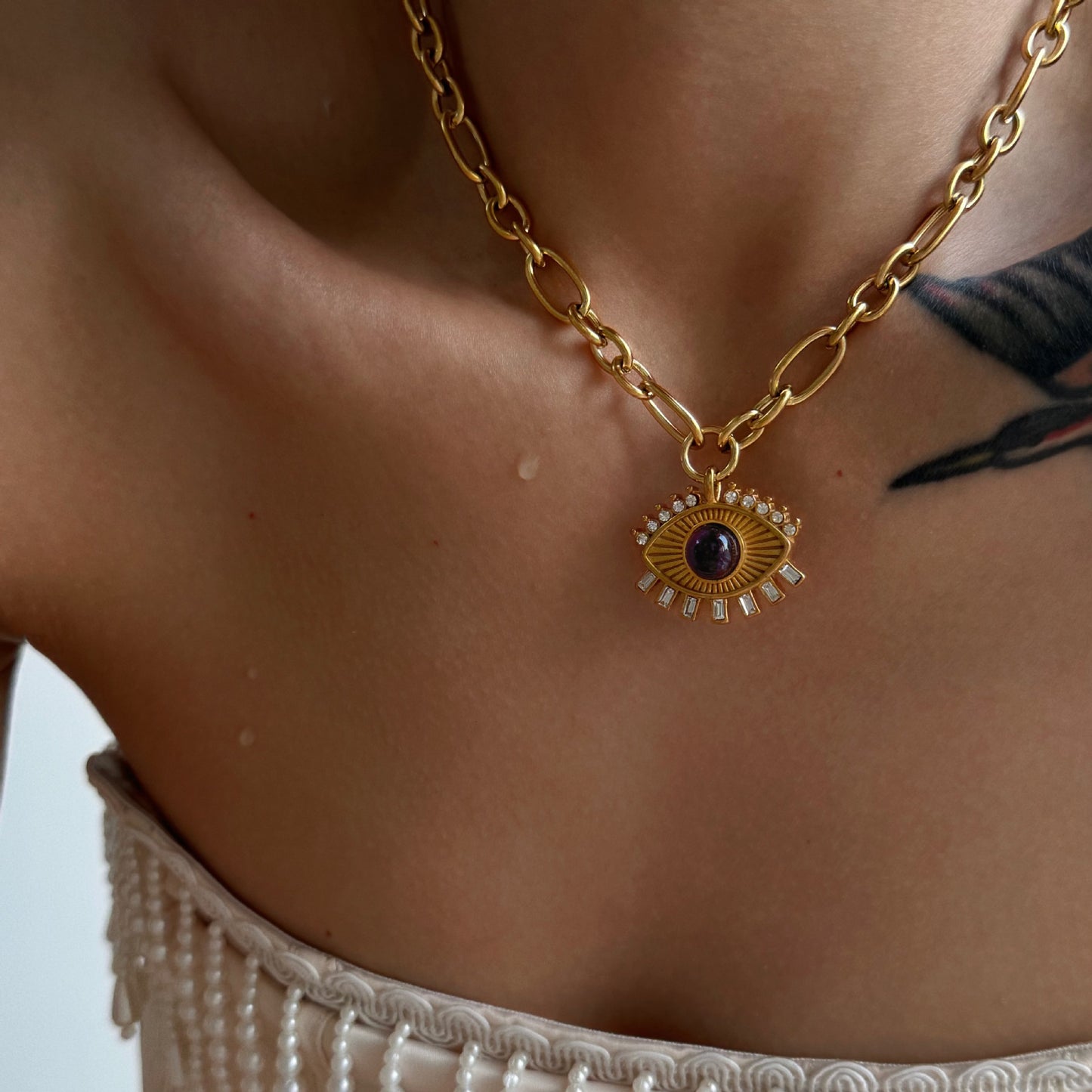 Collier Oeil Chanceux