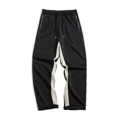 Pantalon de survêtement rayé coupe décontractée