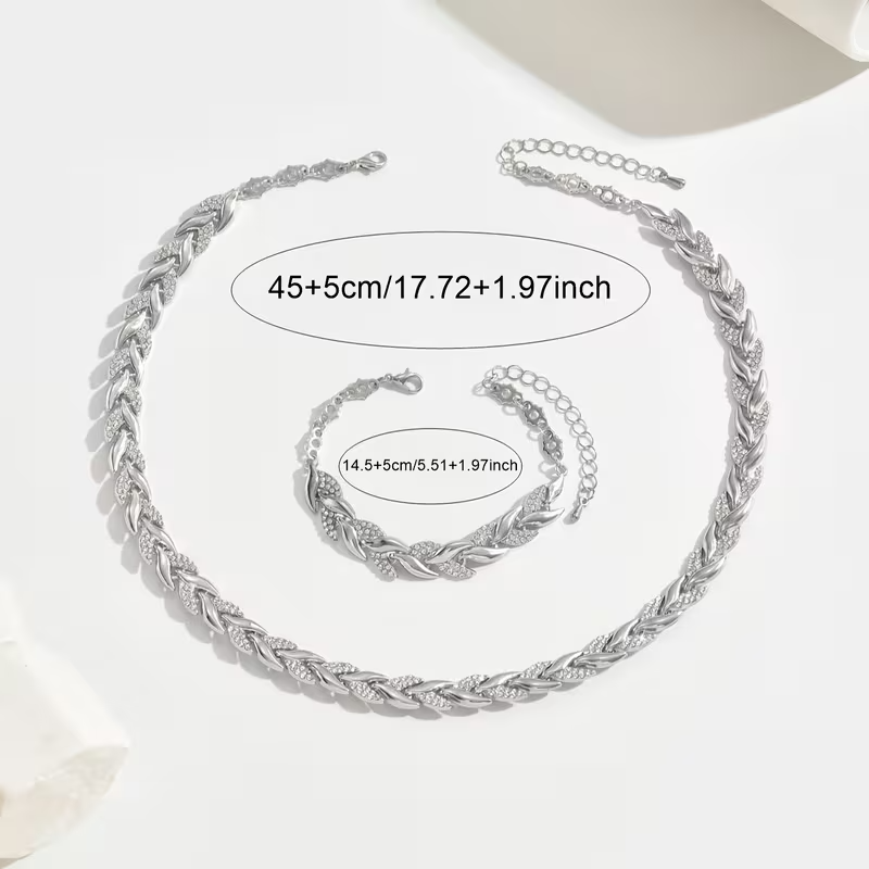 Ensemble de bijoux élégant en queue de poisson