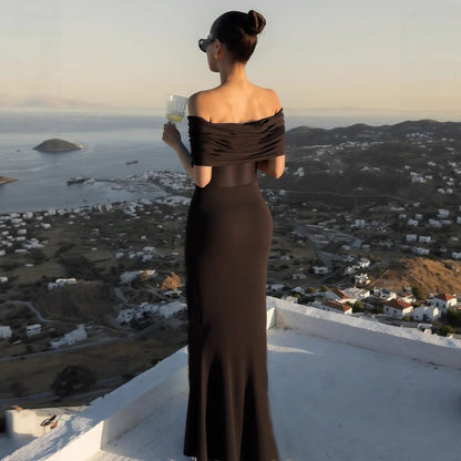 La robe longue Hollywood