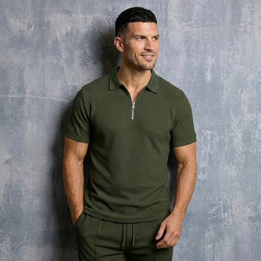 <tc>Otto | Ensemble deux pièces en tricot gaufré</tc>