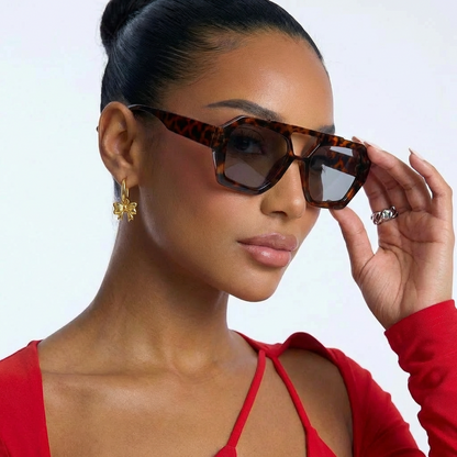 Lunettes de soleil léopard